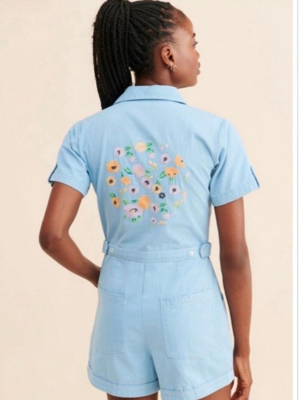 Nuuly X Rue Stiic Romper Size Medium Nwot